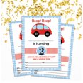 thumbnail image 2 of Darling Souvenir White Birthday Invitation Card Printable Elegant Fill or Write In Blank Party Invites 28 Pcs 5 x 7 Inches, 2 of 5