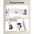 thumbnail image 3 of VEVOR 4 Step Ladder, Folding Step Stool with Wide Anti-Slip Pedal and Comfort Handgrip, 330 lbs Capacity Portable Aluminum Stepladder, Multi-Use for Kitchen, Home, Warehouse and Office, Silver, 3 of 9