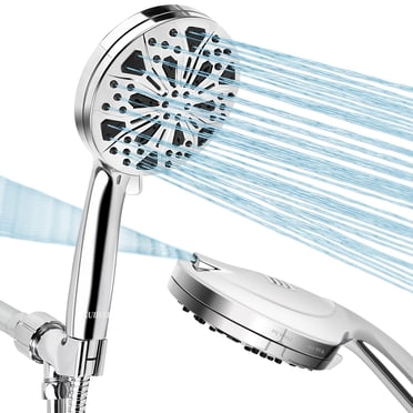 Handheld Shower Head, KUIIYER 10-Mode 5.1”High Pressure Shower Head with Handheld