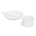 thumbnail image 4 of Cergrey 4 Set Coffee Cup Set Coffee Mug W/Saucer Spoon Tea Mug Drinkware Gift For Home, 4 of 8