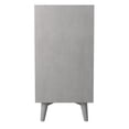 thumbnail image 5 of Allora Mid Century Modern Wood 3 Drawer Accent Chest in Gray, 5 of 5