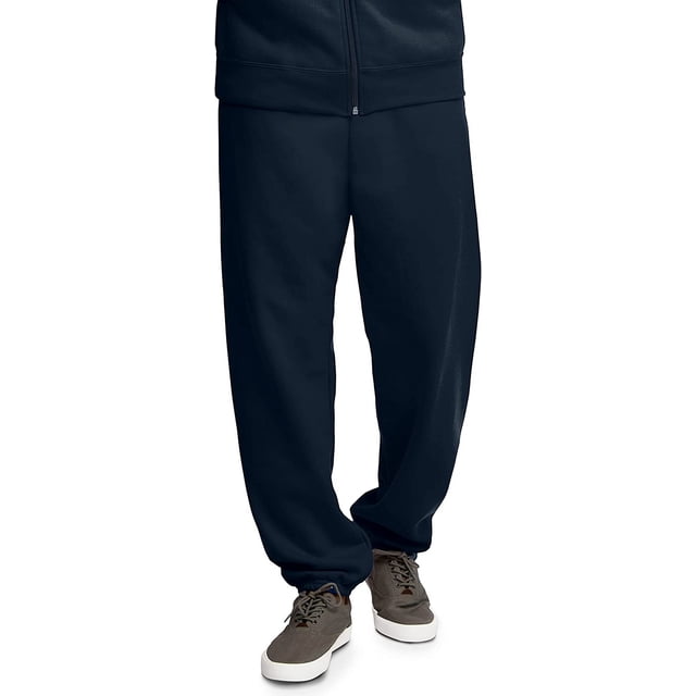 Fruit Of The Loom Mens Eversoft Fleece Extended Sizes Elastic Bottom Sweatpants,