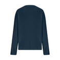 thumbnail image 4 of Pyjama en Flanelle pour Femmes, Haut de Pyjama Décontracté à Manches Longues en Flanelle, Haut pour Femmes, 4 of 9