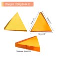 thumbnail image 2 of Uxcell 200g Stained Glass Mosaic Triangle 0.55'' Orange Glass Mosaic Tiles Bulk for Craft Handmade Project, 2 of 8
