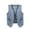 Blue, variant on Stylish Women's Denim Jacket Casual Sleeveless Vest V Neck Button Down Comfortable Jean Outerwear for Every Season