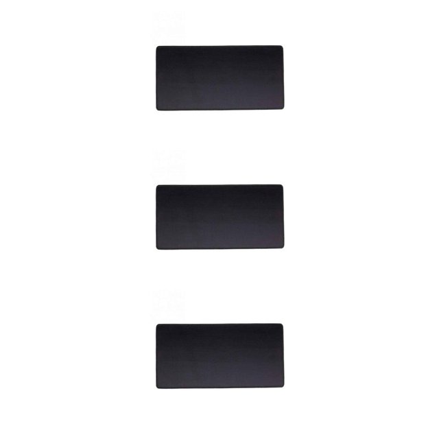 Transemion 2020 Hot Non Wear Resistant Computer Notebook Soft Edge Seamed Mouse Pad Office Rubber Fabric Mat black 280*350*3mm 3Set
