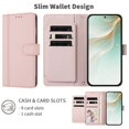 thumbnail image 3 of Book Style Wallet Cover for ASUS Zenfone 11 Ultra, Soft PU Leather, Dark Purple, 3 of 6