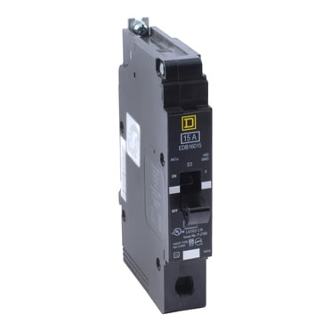 SCHNEIDER ELECTRIC 600-VOLT 15-AMP EJB16015 Miniature Circuit Breaker 600V 15A