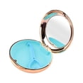 thumbnail image 1 of Travel Retainer Case with Mirror cover retainer storage Mouth Guard Case Protection with Vent Holes Champagne Gold, 1 of 8