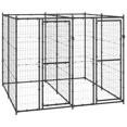 thumbnail image 1 of vidaXL Chenil Extérieur pour Chien en Acier 4,84 M2, 1 of 4