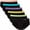Black With Colorful Waistbands, variant on INNERSY Womens Underwear Cotton Hipster Panties Wide Waistband Underwear For Women 6-Pack(Large,Ashen Glow)