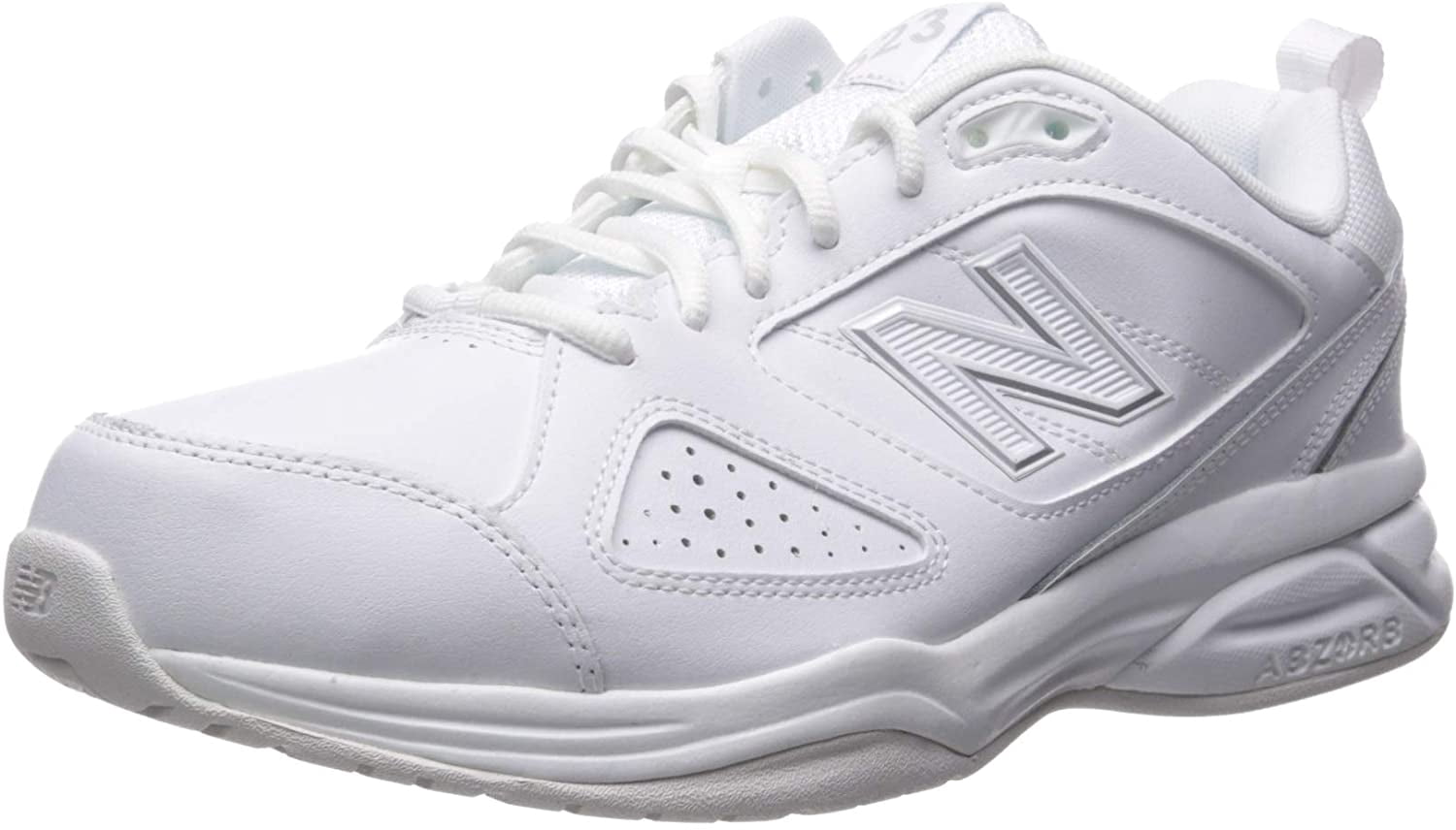 training shoes new balance 623 women's New Balance Women's 623 V3 Casual Comfort Cross Trainer, White/Silver,  XW US