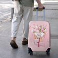 thumbnail image 2 of Travel Luggage Cover Suitcase Protector Fits 18-32 Inch Luggage Wheel Covers Patterned Travel Related Items Flower Luggage Protector Elastic Luggage Anti-scratch Suitcase Cover M, 2 of 5