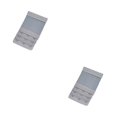 thumbnail image 2 of Baohd Extension Strap Bra Extender Buckle 3 Rows 3 Hooks Women Multicolor Lengthened Band Lingerie Replacement Intimates silver gray 2Set, 2 of 6