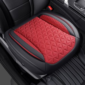 Czzoypi Car Seat Cushion Car Seat, Car Seat Cushion Car Seat Cushion Cover Breathable Leather Velvet Cushion Half Pack