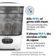thumbnail image 2 of Stérilisateur sécheur de biberons One Step Advanced de Baby Brezza - Blanc, 2 of 9