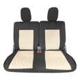 thumbnail image 1 of For 2020-2024 Ford Explorer Base FH Group Neoprene Custom Fit Car Seat Covers Water Resistant - 3rd Row Beige, 1 of 6