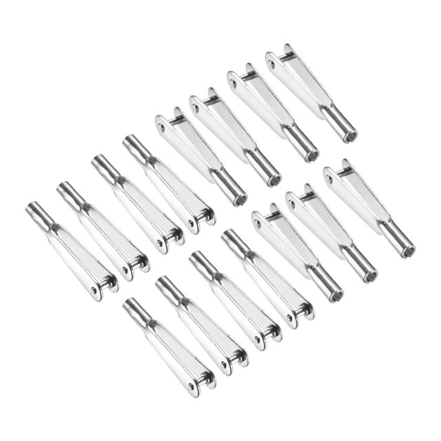 15 Pcs Clip de Fixation en Métal pour Crampons Filetage M2 Acier 2mm x 25mm