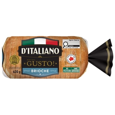 D'Italiano with Gusto!™ Brioche Style Thick Sliced Loaf, No Artificial Flavours or Colours, 620 g
