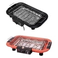 thumbnail image 4 of Transemion Barbecue Électrique Polyvalent pour la Cuisson Intérieure et Extérieure, Sans Fumée et Performance Efficace, Noir US, 4 of 6