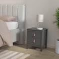thumbnail image 2 of Tvilum Madrid 2 Drawer Nightstand, Black Matte, 2 of 5