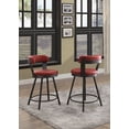 thumbnail image 2 of Topline Home Furnishings tabouret à hauteur de comptoir pivotant, 2 of 5