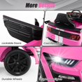thumbnail image 2 of Licensed Ford Mustang GT500 Ride on Car for Kids by OLAKIDS, Battery Powered Electric Vehicle with Remote Control, Headlight, Power Display, USB, Music, Radio, Aged 3-8, 2 of 9