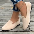 thumbnail image 4 of Dakaela Ballerines pour Femmes Confortables en Suède à Bout Pointu à Enfiler Chaussures de Ballet Décontractées pour Femmes, 4 of 7