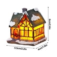 thumbnail image 3 of PENGXIANG Christmas Village LED Lighted Christmas Village Houses with Figurines  Christmas Village Collection Indoor Room Decor - Collectible Buildings, 3 of 14