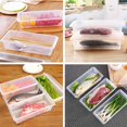 thumbnail image 2 of Freezer Container Clear Food Storage Container with Drain Plate & Lid for Fish, 2 of 10