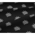 thumbnail image 5 of oneOone Viscose Jersey Fabric Leaves Block Printed Fabric 1 Yard 60 Inch Wide, 5 of 5