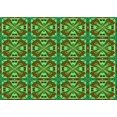 thumbnail image 1 of Ahgly Company Tapis d'Aire Rectangulaire Transitionnel Vert pour Intérieur, Lavable à la Machine, 7 Pieds x 9 Pieds, 1 of 7