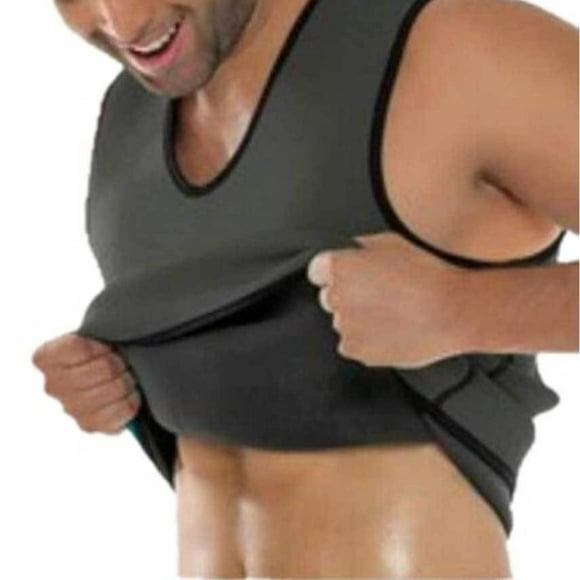Hommes Néoprène Sport Gym Shaper Gilet M-XXXXL