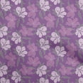 thumbnail image 1 of oneOone Velvet Purple Fabric Florals Sewing Craft Projects Fabric Prints By Yard 58 Inch Wide, 1 of 4
