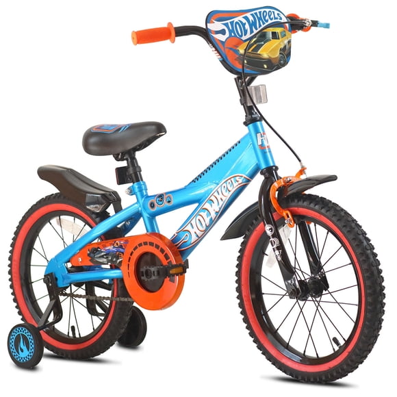 16" Hot Wheels Kids Bike with Training Wheels
