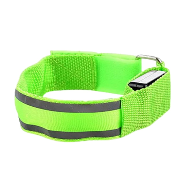 maskred LED Running Vest Provides Long-lasting Brightness For Outdoor Sports Enthusiasts Reflective Armband green