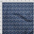 thumbnail image 4 of oneOone Velvet Blue Fabric Abstracts Fabric For Sewing Printed Craft Fabric By The Yard 58 Inch Wide, 4 of 5