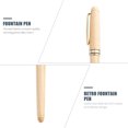 thumbnail image 2 of Retro Fountain Pen Wooden Business Fountain Pen Smooth Writing Fountain Pen, 2 of 9