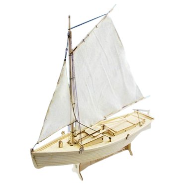 Assembling Sailboat Model , Wooden Ship Model DIY Assembling Building