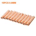 thumbnail image 2 of MB15AK Welding Contact Tips 0.6 - 1.2mm MIG Welder Torch Consumables M6 x 10pcs, 2 of 7