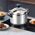 thumbnail image 4 of Mupvlun 3L Pressure Cooker - Aluminum Alloy Pot, Lightweight & Portable Flat Bottom Pot, Family Small Pressure Cooker with Two Handles for Stewing Vegetables Rice Soup Stewing Meat Grey, 4 of 7