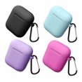 thumbnail image 1 of 4 Pack Compatible Case Cover Silicone Protective Skin for Apple Airpod 1 2 Case, 1 of 7
