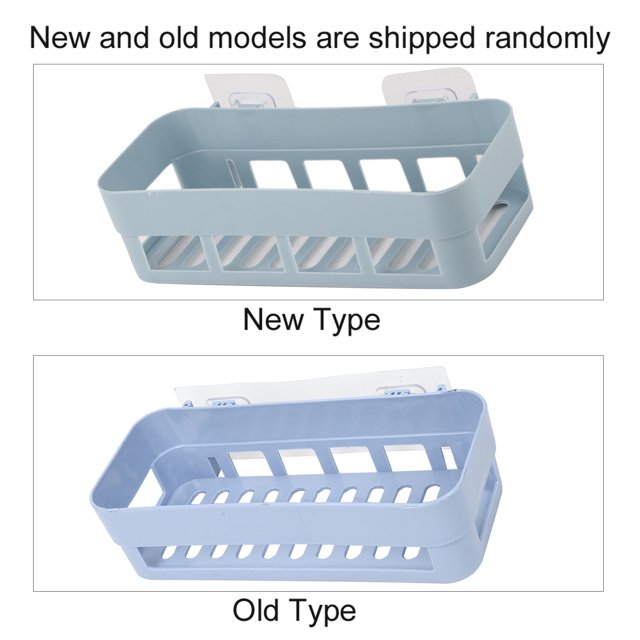 Bathroom Wall Organizer Shower Self Basket Bathroom Shelf Storage Organizer Durable Environmental-Friendly Tiled Wall for Glass Wall Living Room Kitchen