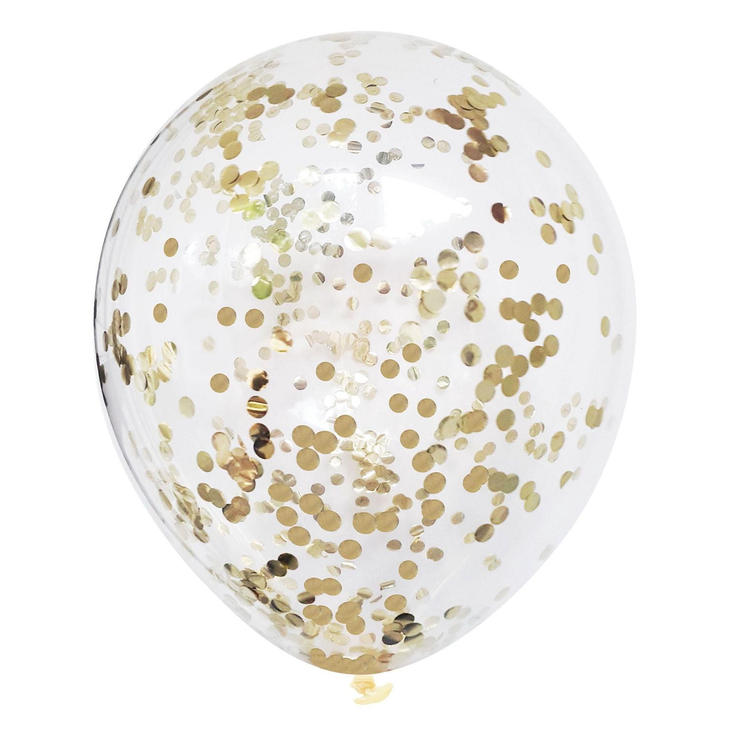 Way to Celebrate! 25ct Party Decoration and Accessories, Gold / Silver Foil Confetti Balloons, 30cm