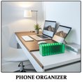thumbnail image 3 of Raindrops Desk Organizer Box Acrylic Green for Classroom Supplies Reduce Distractions 1Set, 3 of 7