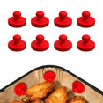 thumbnail image 2 of Air Fryer Magnets for Parchment Paper, 8PCS Strong Magnetic Silicone Clips to Secure Liners & Prevent Burning, 100 Food-Safe BPA Free, Waterproof & Heat-Resistant (0.86 inch, Black), 2 of 8