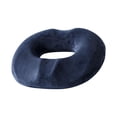 thumbnail image 4 of Donut Pillow Pressure for Tailbone Pain Reducing Coccyx Pain Navy Blue, 4 of 8
