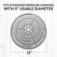 thumbnail image 4 of SURJDE 2-Pack 11-Inch Pressure Cooker Canner Rack/Canning Rack for Pressure Canner-Stainless Steel-Compatible with Presto, All-American and More-by Impresa Products, 4 of 6