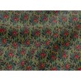thumbnail image 4 of oneOone Viscose Jersey Fabric Leaves & Floral Block Print Fabric BTY 60 Inch Wide, 4 of 4