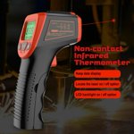 Thermomètre infrarouge numérique IR Industrielle LCD Pyromètre à température